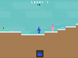Noob Huggy Kissy - 100% Free 2 Player Noob Huggy Kissy - 2 Player Game Screenshot