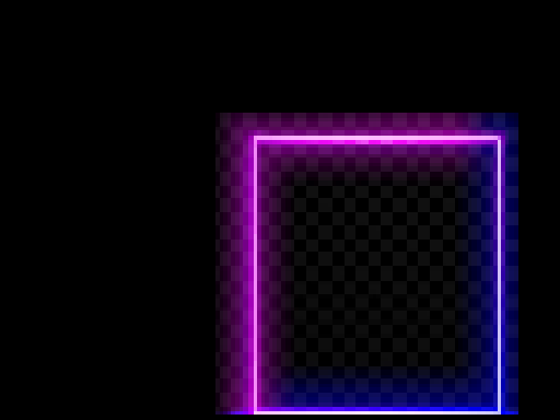Neon square Rush Games
