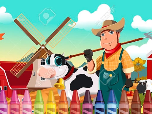 Farm Coloring - Free Top Free Online Games tagged Farm Game