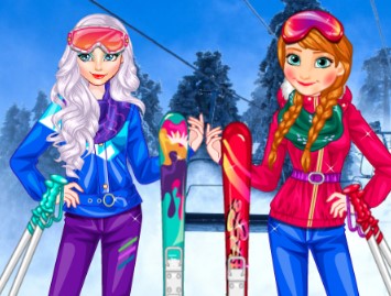 أميرات على الثلج - Free ألعاب لـ Dress-up Game