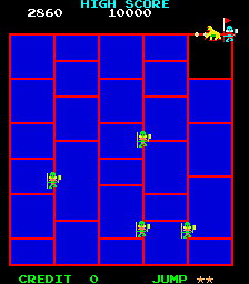 Spiele jetzt Amidar (Stern) -  :xxx – :yyy Spiel-Screenshot