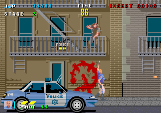 Play E-Swat - Cyber Police (set 1, Japan, FD1094 317-0131) Now -  :xxx - :yyy Game Screenshot
