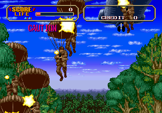 Play Line of Fire / Bakudan Yarou (US, FD1094 317-0135) Now -  :xxx - :yyy Game Screenshot