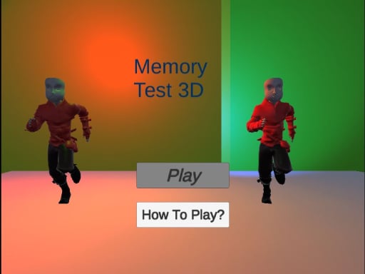 Memory Test 3D Games