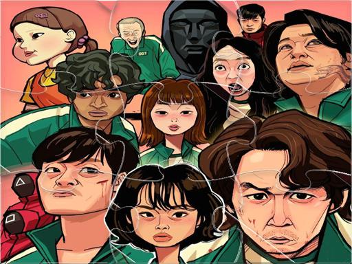 스퀘이드 게임 온라인 조각 퍼즐 - Free 상위 무료 온라인 게임Squid Game