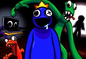 今すぐFNF Vs. Blue (Rainbow Friends)をプレイ