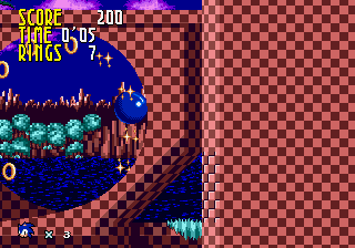 Играть в Соник Хедхог 1995 Демо 2 сейчас -  Скриншот игры :xxx - :yyy