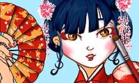 Play Geisha Makeup & Dress Up Now -  :xxx - :yyy Game Screenshot