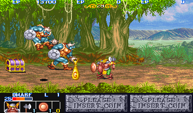 Play The King of Dragons (Japan 910805, B-Board 89625B-1) Now -  :xxx - :yyy Game Screenshot