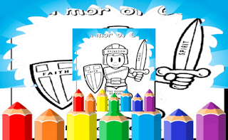 صفحات رسم حراء لحماية الإله - Free ألعاب لـ Kids Game
