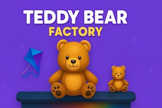 Teddy Bear Factory - Free tap Game Like Прыгать и летать