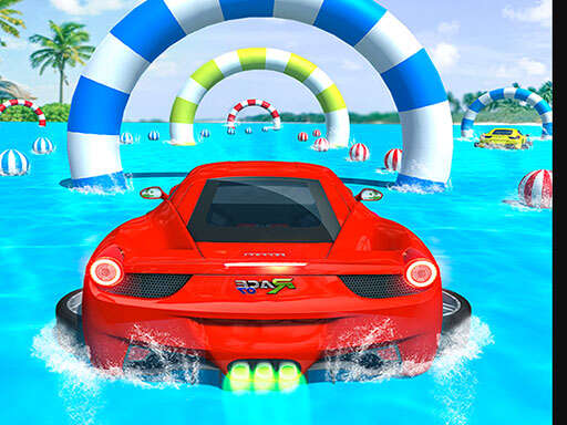 Water Surfing Car Stunts Car Racing Game - Free Games for Racing Game