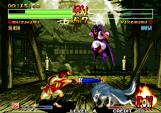 Play Pae Wang Jeon Seol / Legend of a Warrior (Korean censored Samurai Shodown IV) Now -  :xxx - :yyy Game Screenshot