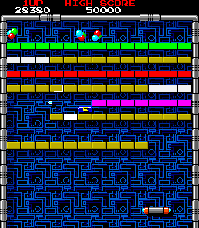 Spiele jetzt Arkanoid (Bootleg mit MCU, schwerer) -  :xxx – :yyy Spiel-Screenshot