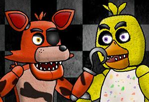 Spiele jetzt Fünf Kämpfe bei Freddy -  :xxx – :yyy Spiel-Screenshot