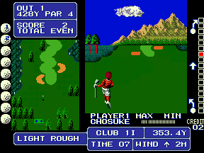 Spiele jetzt Golfkämpfe (USA) - Arcade :xxx – :yyy Spiel-Screenshot