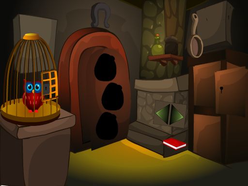 Tiny Red Owl Escape - Free Top Free Online Games tagged Simulation Game
