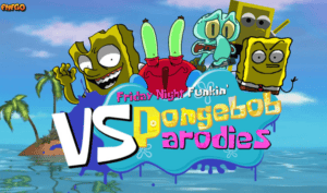 العب FNF مقابل Spongebob المزادات الآن -  لقطة شاشة لعبة :xxx - :yyy