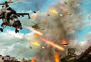 Helicopter Black Ops 3D gameplay screenshot