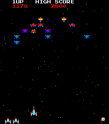 Play Galaxian Part X (moonaln hack) Now - Arcade :xxx - :yyy Game Screenshot