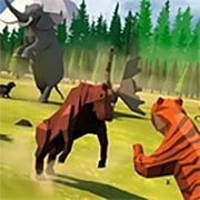 立即玩动物王国战斗模拟器3D -  :xxx - :yyy 游戏截图
