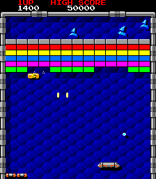 Spiele jetzt Arkanoid (Tayto Bootleg) -  :xxx – :yyy Spiel-Screenshot