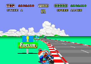 Juega a Hang-On (monta-cargas) ahora - Arcade Captura de pantalla de :xxx - Juego :yyy