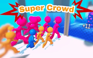 Super Crowd - Free runner Game Like Pista Tricky 3D 2