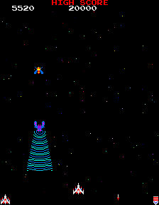 Play Galaga (Midway set 1) Now -  :xxx - :yyy Game Screenshot