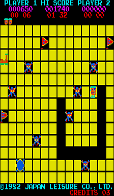 Juega a Check Man (Japón) ahora - Arcade Captura de pantalla de :xxx - Juego :yyy