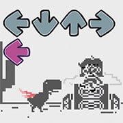 Играть в FNF Интернет вниз против Дино сейчас -  Скриншот игры :xxx - :yyy