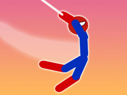 Super Hero Flip: Spider Stickman Hook - Free Top Free Online Games tagged Hook Game