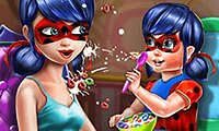 今すぐドットガール：トドラーの食事をプレイ -  :xxx - :yyyゲームスクリーンショット