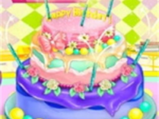 Little Girl Birthday Cake - Free Top Free Online Games tagged Cake Game
