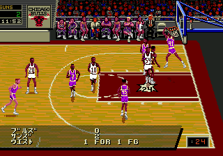 Play NBA Pro Basketball '94 (Japan) Now NBA Pro Basketball '94 (Japan) gameplay screenshot