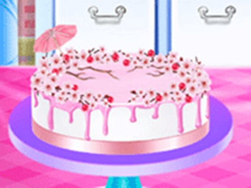 樱花蛋糕制作 - 食物游戏 - Free Cooking标签下的热门免费在线小游戏 Game