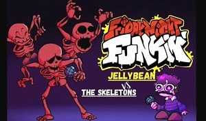 العب FNF مقابل JellyBean مقابل The Skeletons sing Atrocity الآن -  لقطة شاشة لعبة :xxx - :yyy