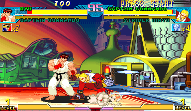 Play Marvel vs Capcom - clash of super heroes (980112 Asia) Now -  :xxx - :yyy Game Screenshot
