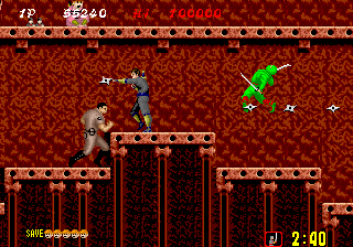 Play Shinobi (set 1, System 16A, FD1094 317-0050 decrypted) Now -  :xxx - :yyy Game Screenshot