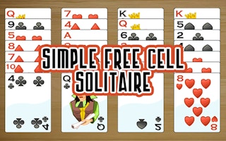 Simple Free Cell Solitaire - Free card Game Like سوليتير ترتيب الورق