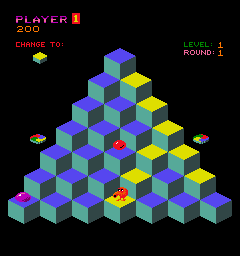 Play Q*bert (Japan) Now -  :xxx - :yyy Game Screenshot