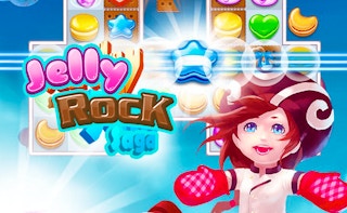 Jelly Rock Saga - Free match-3 Game Like Train Jam