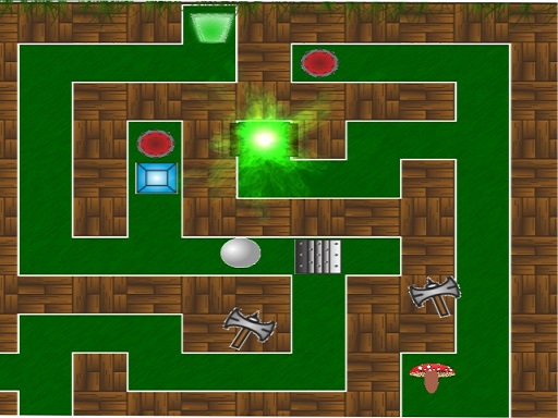 2D Maze Balance Games