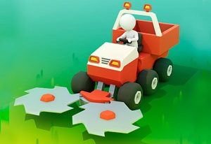 Crazy Cattle 3D Game Logo - Free Online Games Platform