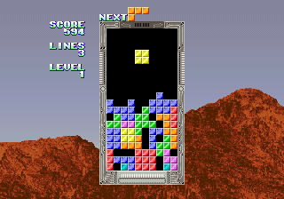 Spiele jetzt Tetris (Set 2, Japan, System 16B, FD1094 317-0092) -  :xxx – :yyy Spiel-Screenshot