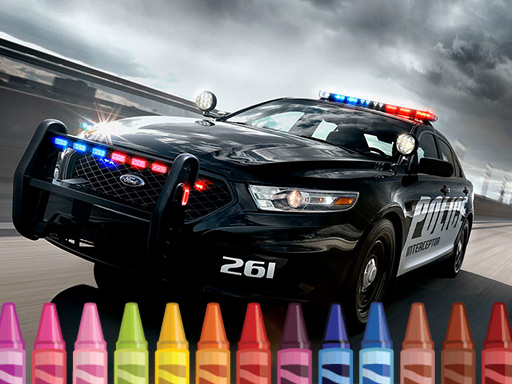 立即玩Police Cars Coloring