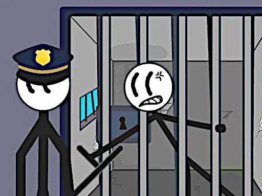 Stickman Prison Escape - 100% Free 1 Player Stickman Prison Escape - 1 Player Game Screenshot