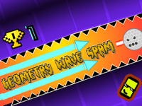 지금 GEOMETRY WAVE SPAM 새로운 업데이트 플레이 -  :xxx - :yyy 게임 스크린샷