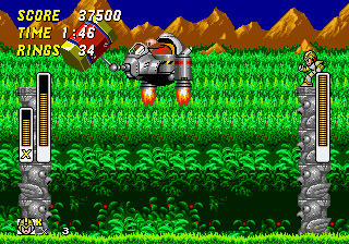 Play Megaman X in Sonic 2 Now -  :xxx - :yyy Game Screenshot