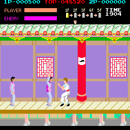 Play Kung-Fu Master (Data East) Now -  :xxx - :yyy Game Screenshot